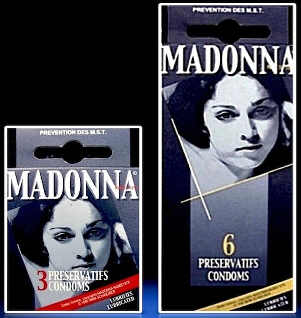 Madonna Nudes 1979 Condoms 3 & 6 Pack Box Set Unopened Rare Like A Virgin