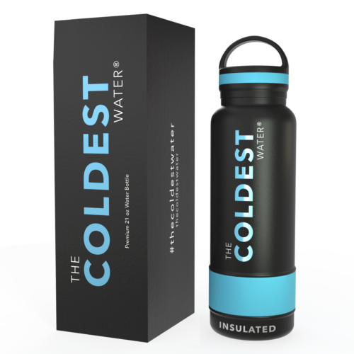 The Coldest Water 21 Oz Stainless Steel Double Walled Water Bottle