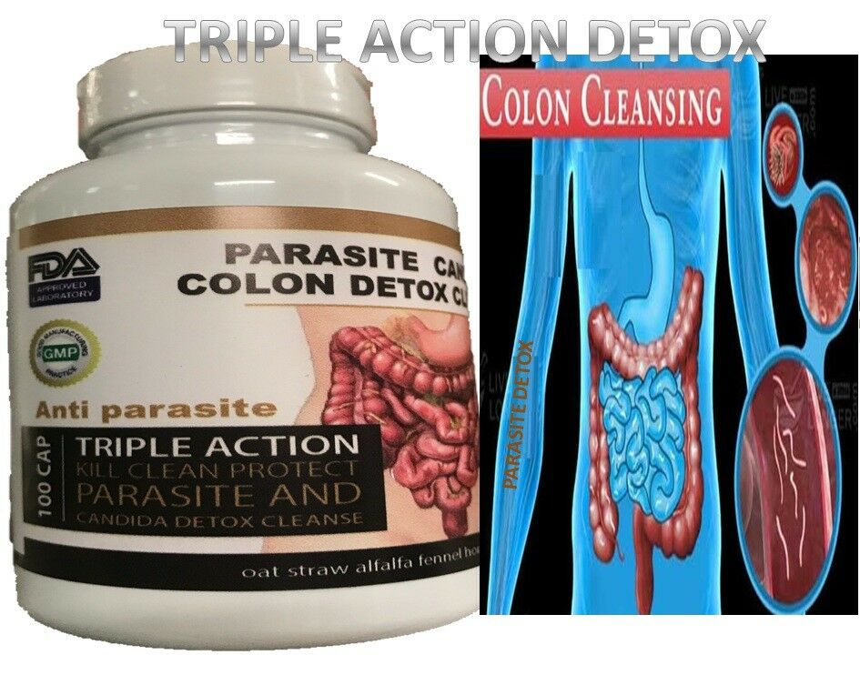 Remove Parasite Anti Parasite & Candida Detox Body Cleanse Ultra Flash Colon 100