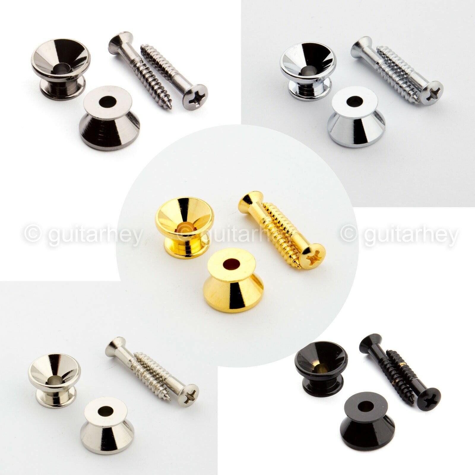 New Gotoh Ep-b2 Strap Buttons For Fender® Guitar/bass - Various Finishes
