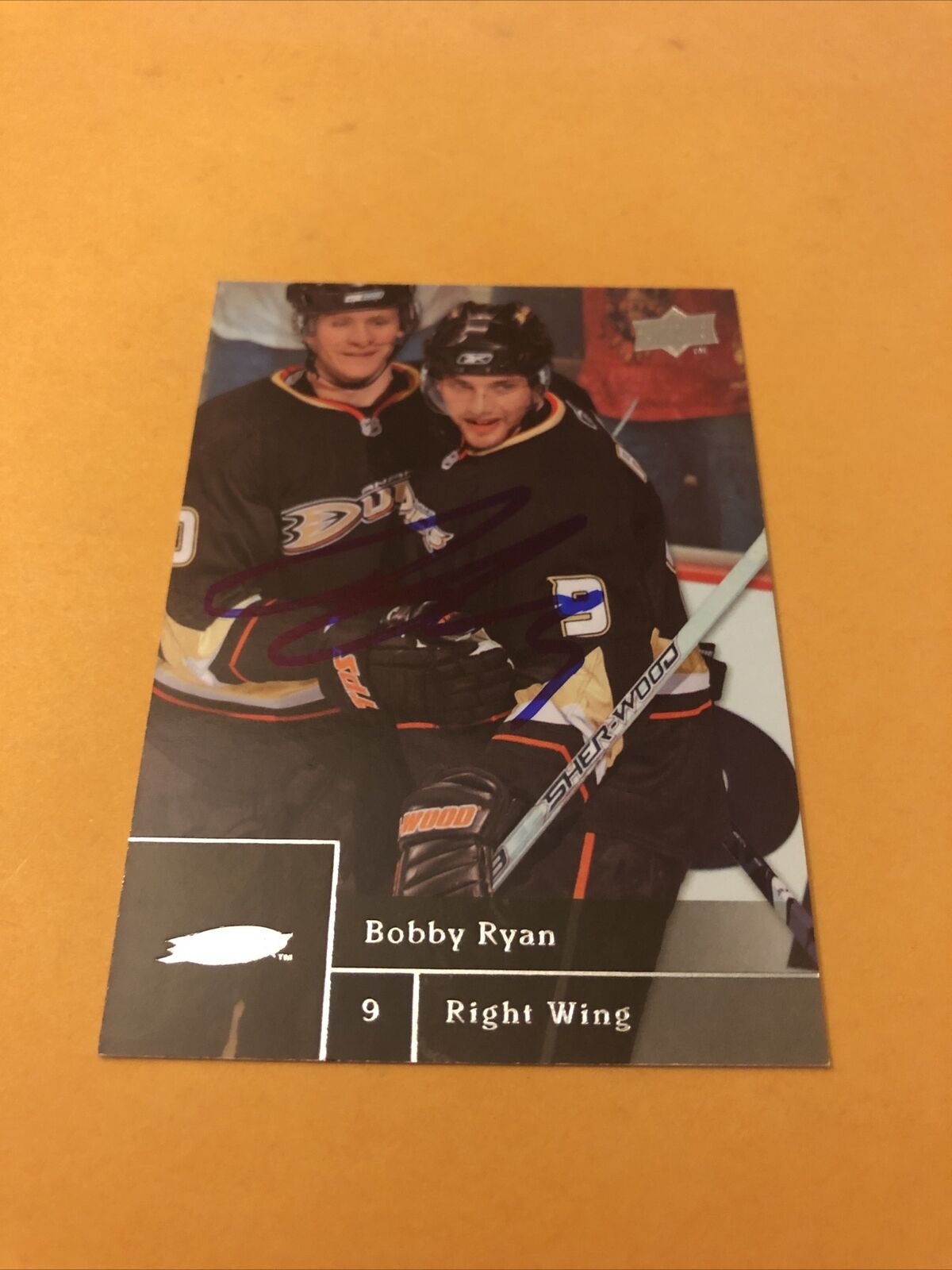 Bobby Ryan Signed Anaheim Ducks Card 2